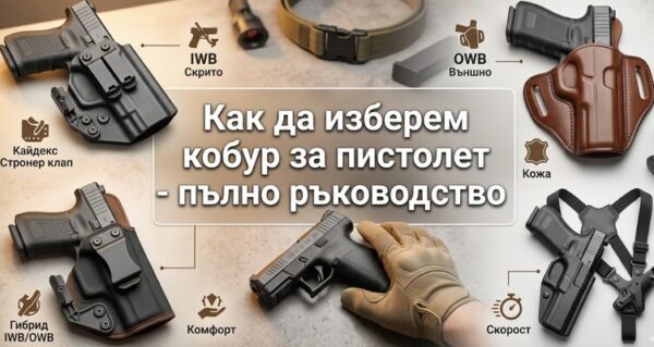 Как да изберем кобур за пистолет – пълно ръководство